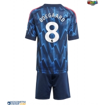 Otroški Nogometni dresi Arsenal Martin Odegaard #8 Gostujoči 2025-26 Kratek Rokav (+ Kratke hlače)